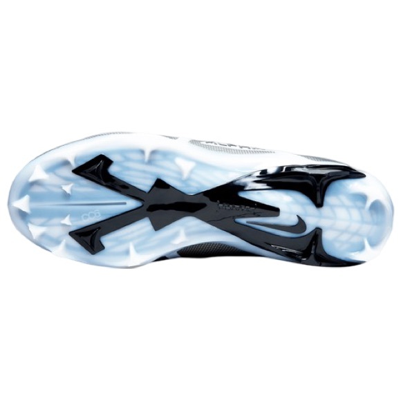 Nike Alpha Menace Elite 3 Football Cleats Men's Size:16 In Black/White/Iron Grey - Picture 14 of 16